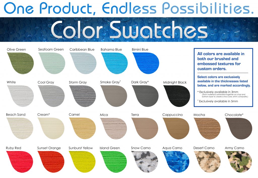 SeaDek Color Swatches