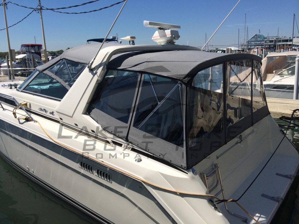 350 Sea Ray Camper Enclosure Lake Shore Boat Top Company, Inc.