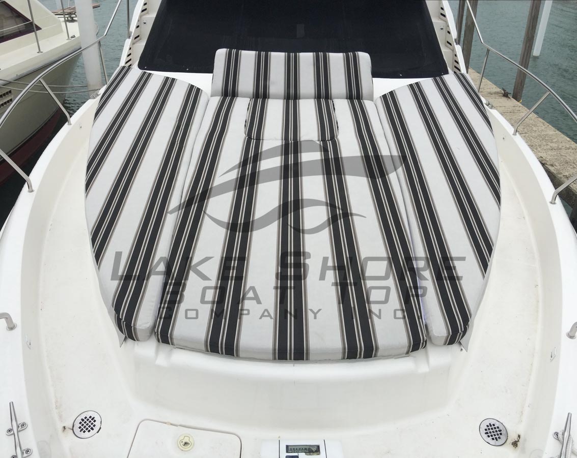 Palmbeach Bow Cushions Starboard 37 X 19 Fits 215 Baydancer, 211 Baystar  and other models