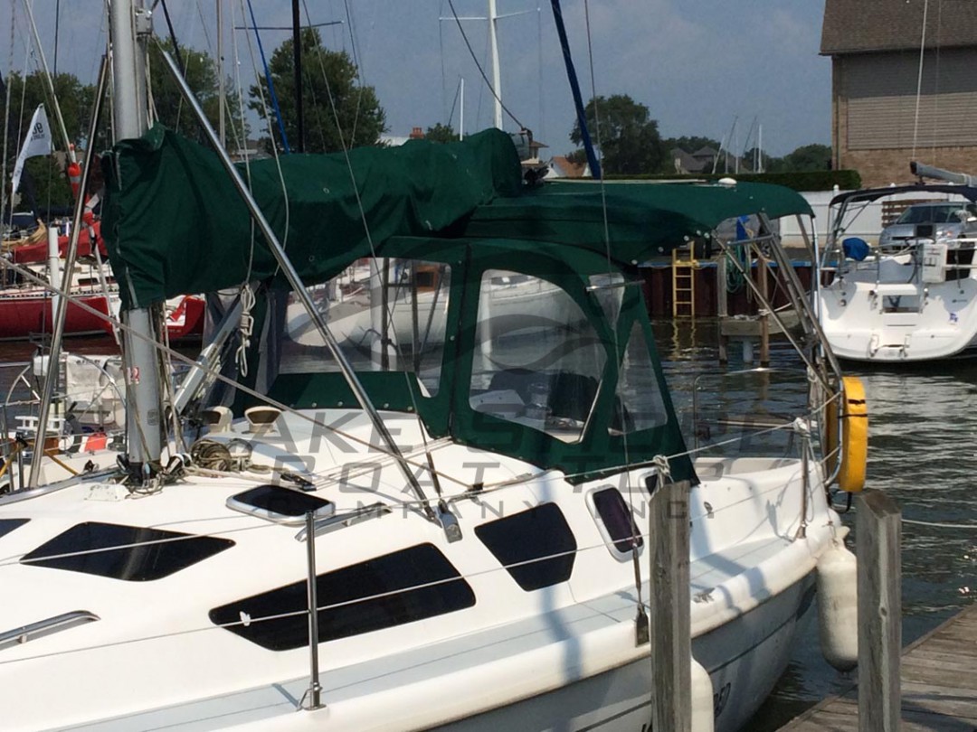 Dodger & Bimini Top Enclosure Lake Shore Boat Top Company, Inc.