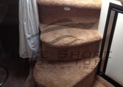 Interior Plush Carpet Custom Steps