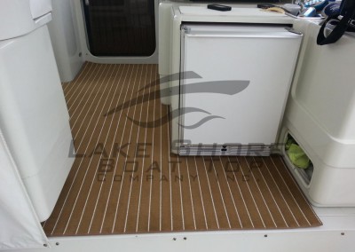 Marine Teak Snap In Cockpit Carpet - 11 Meter Trojan